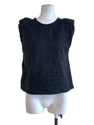 Black Plain Cotton Top
