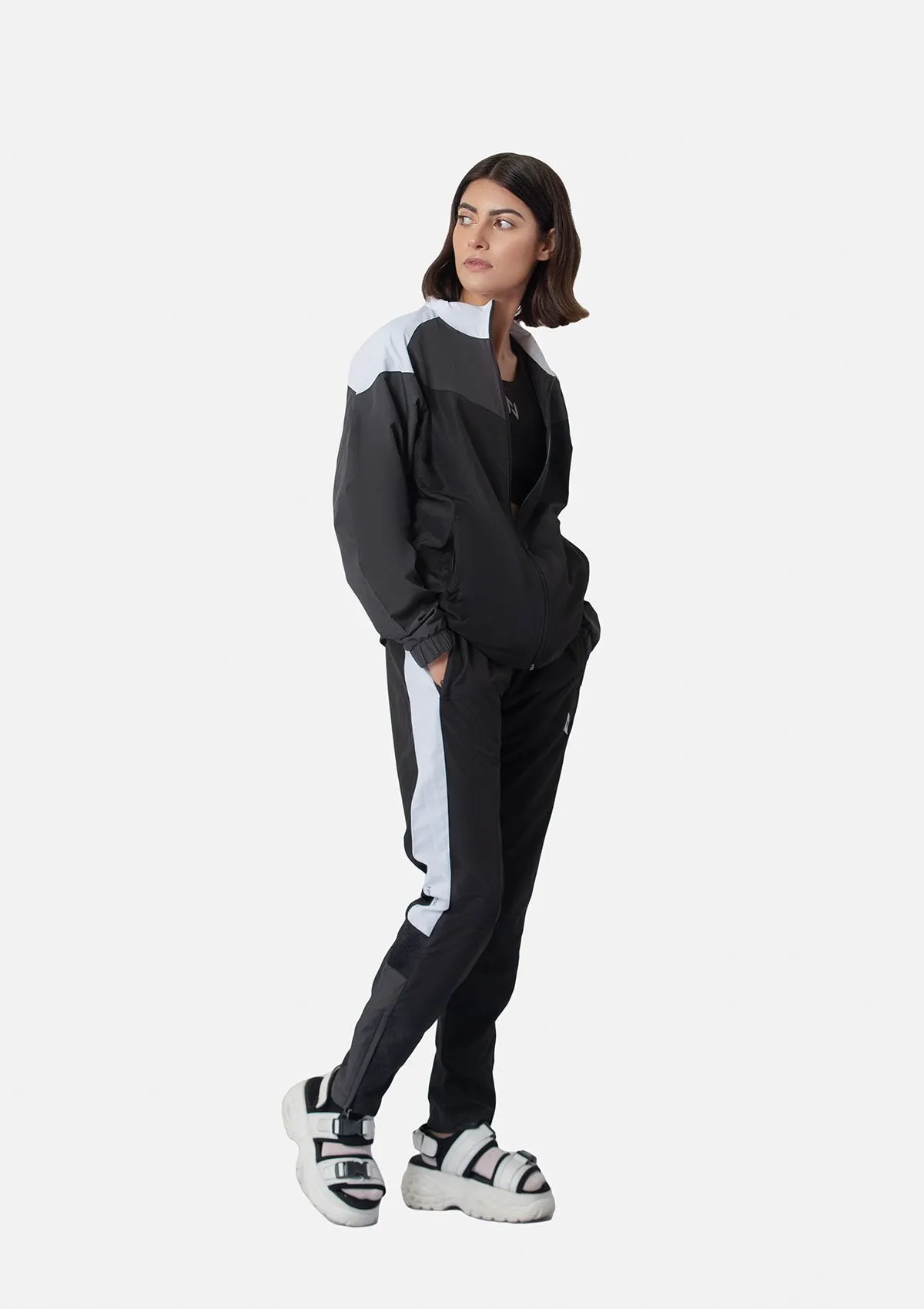 Black Supersoft Tracksuit Jacket