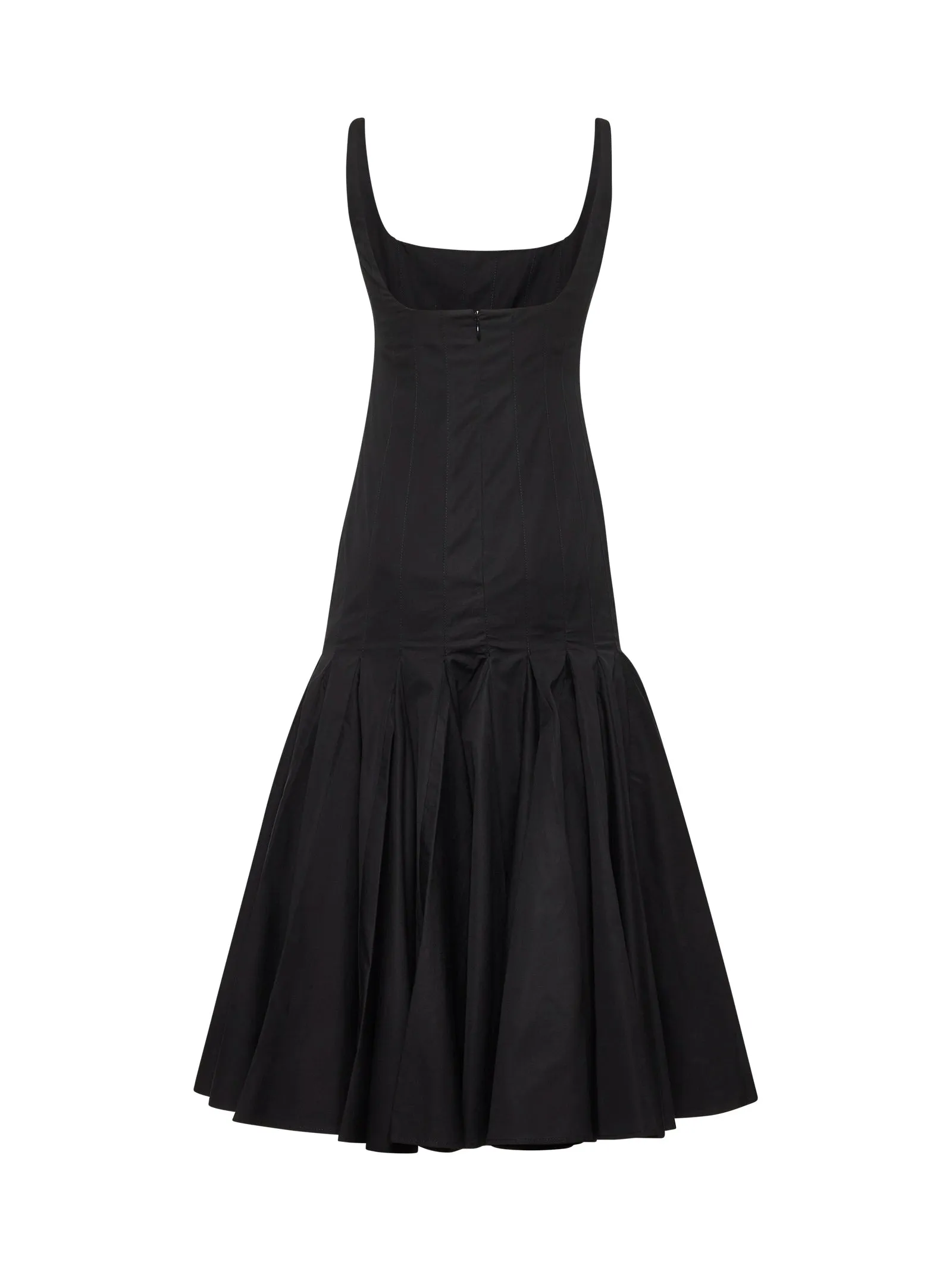Black The Agave midi dress