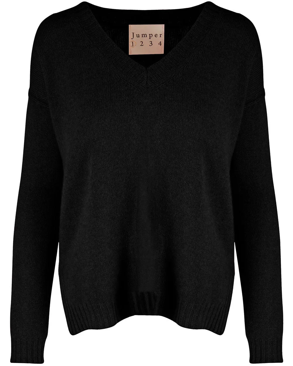 Black V Neck Sweater
