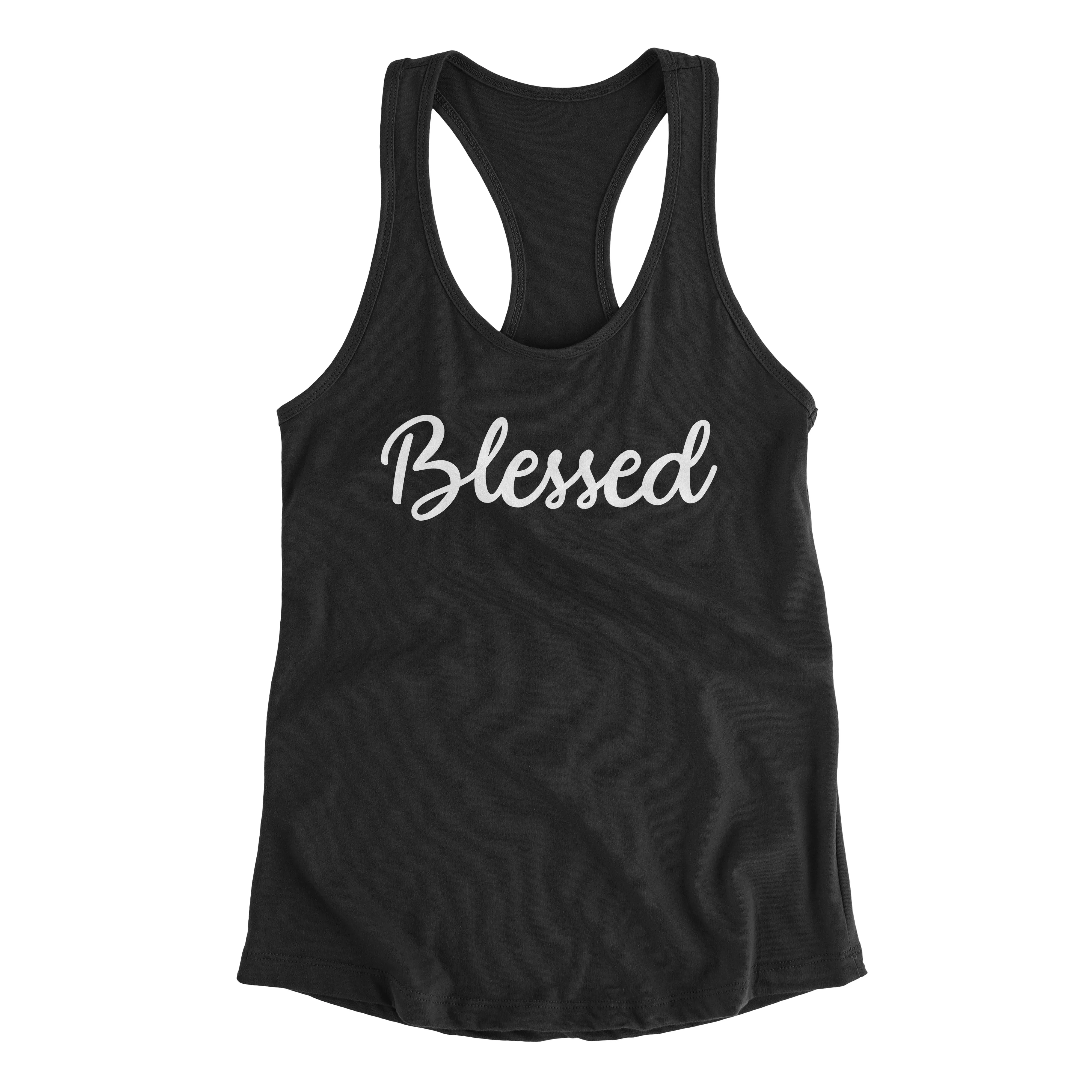 Blessed Christian Racerback Tank Top for Juniors