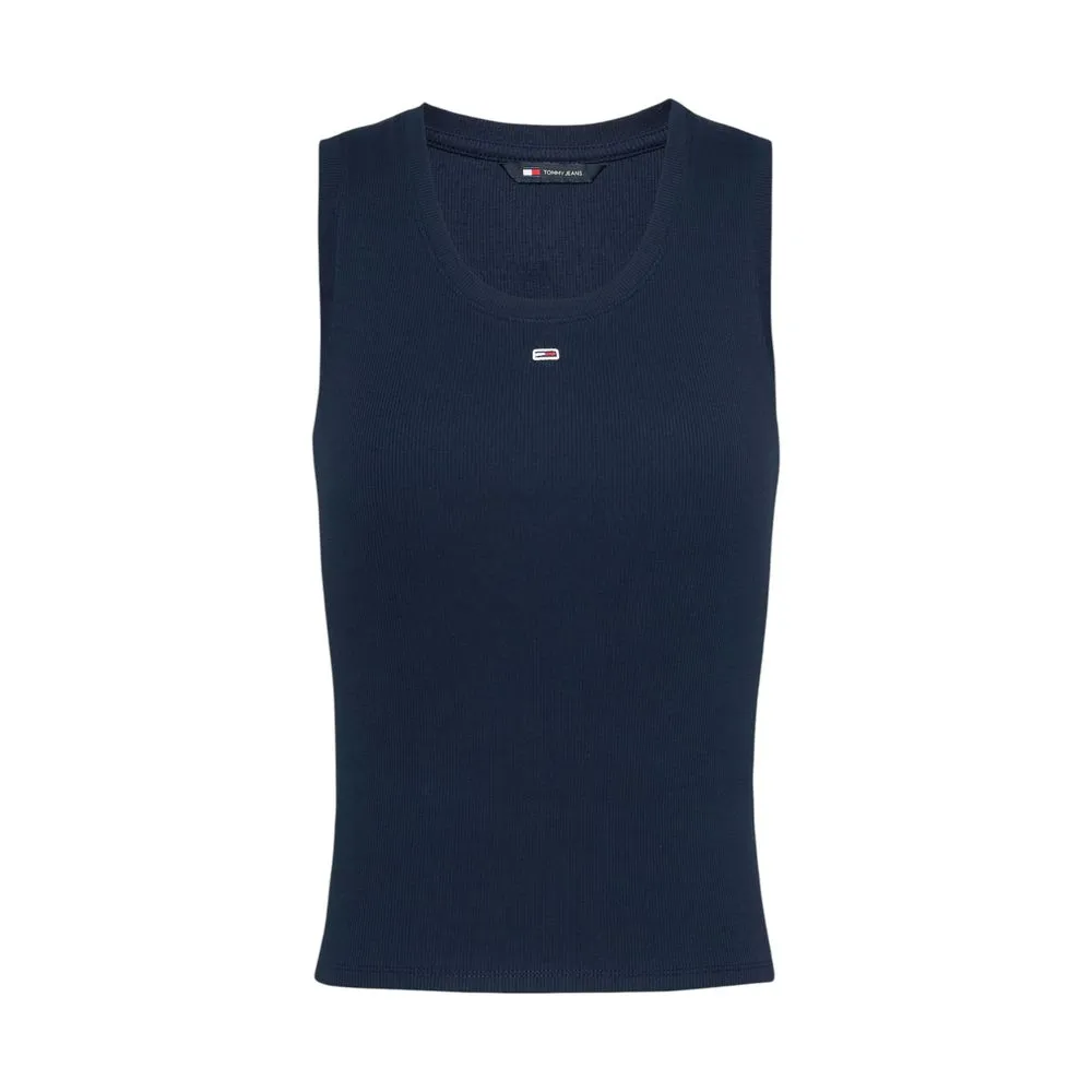 Blue Cotton Tops & T-Shirt