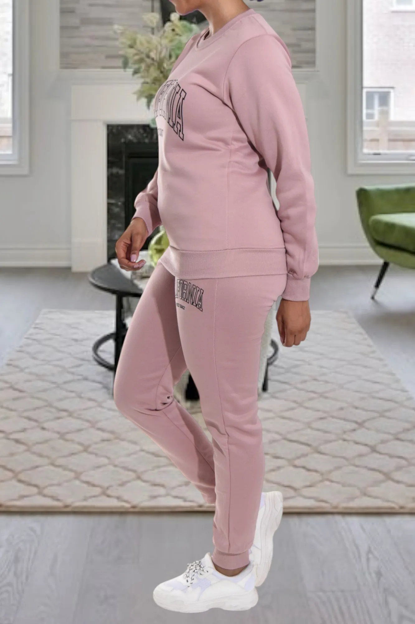 Blush California Fleece Tracksuit Set