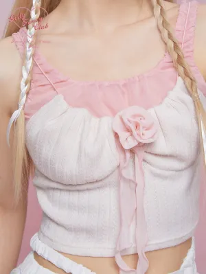 Blush Petal Ribbon Brooch