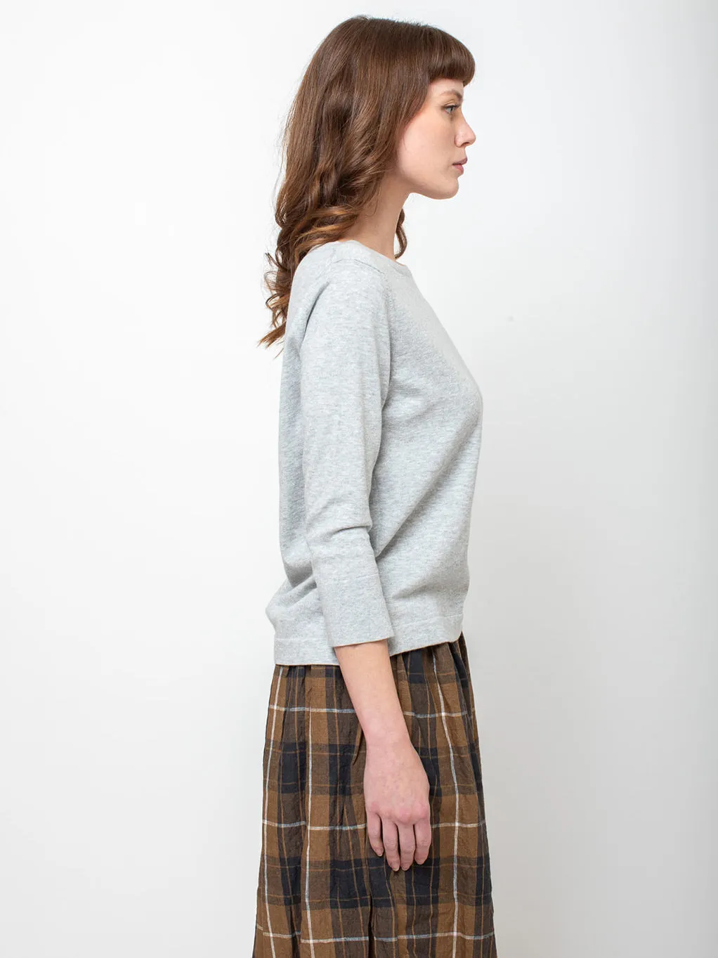 Boatneck Sweater - Grey