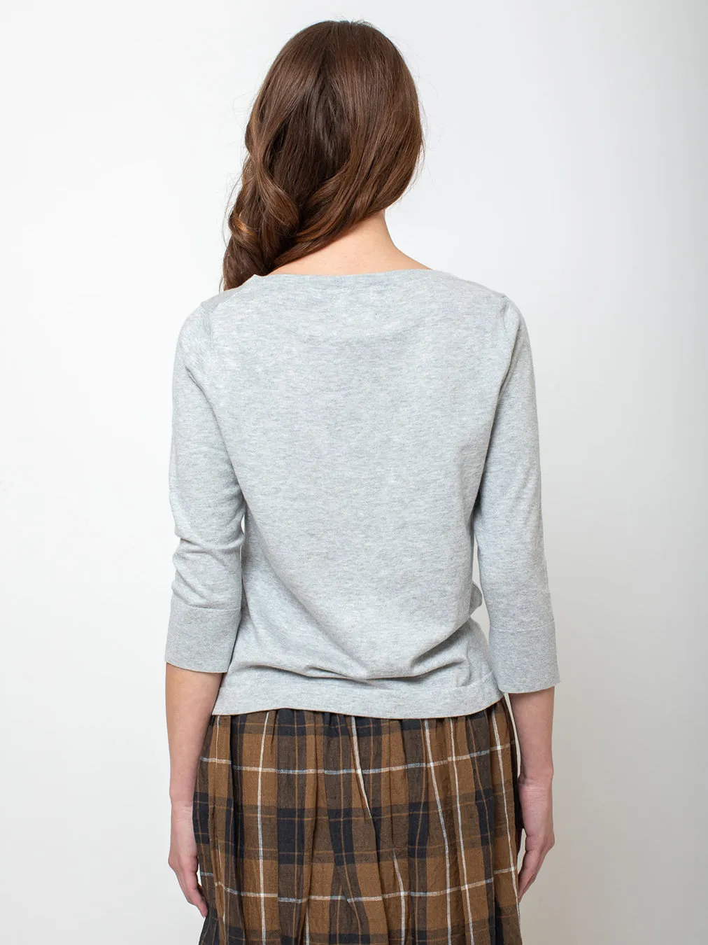 Boatneck Sweater - Grey