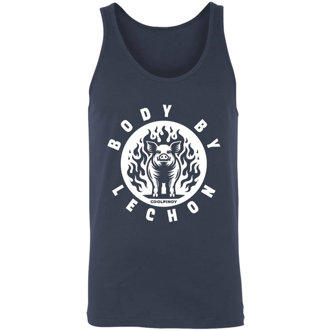 Body By Lechon Circle Unisex Cotton Tank Top