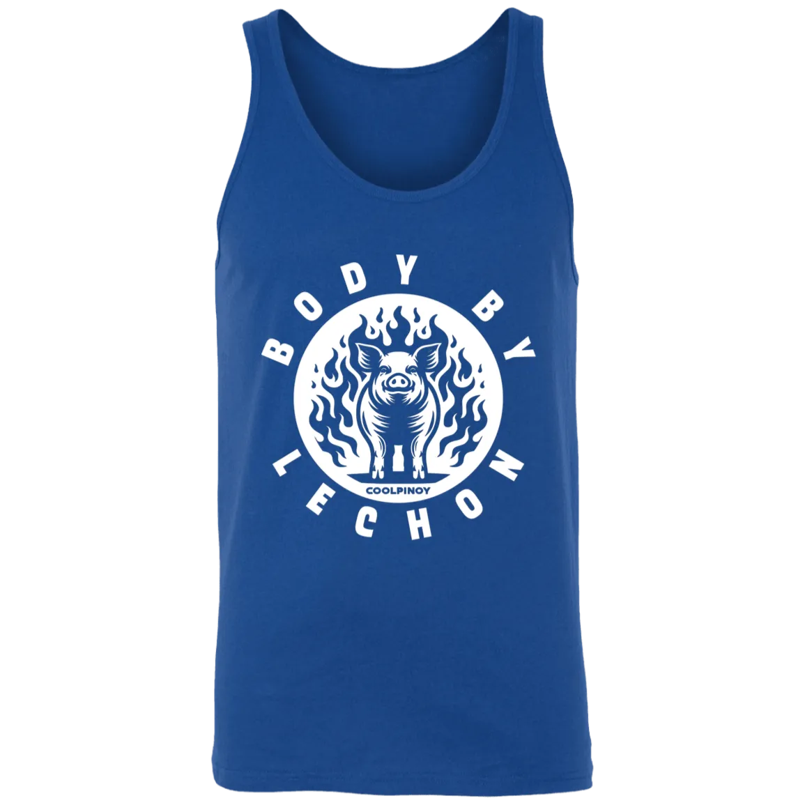 Body By Lechon Circle Unisex Cotton Tank Top