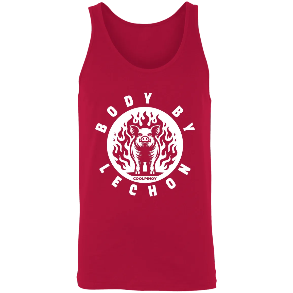 Body By Lechon Circle Unisex Cotton Tank Top
