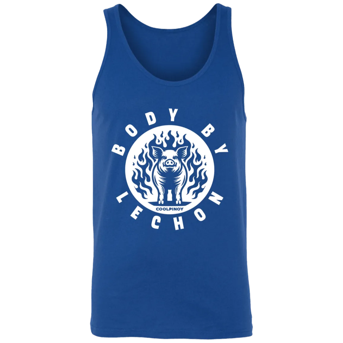 Body By Lechon Circle Unisex Cotton Tank Top
