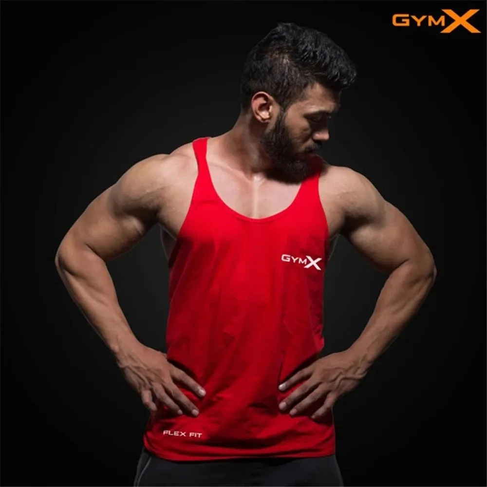 Bodybuilding Tight Cotton Tank Tops Summer Jogger Workout Sleeveless shirt Man Sling Vest Male Gyms Fitness Brand Clothing