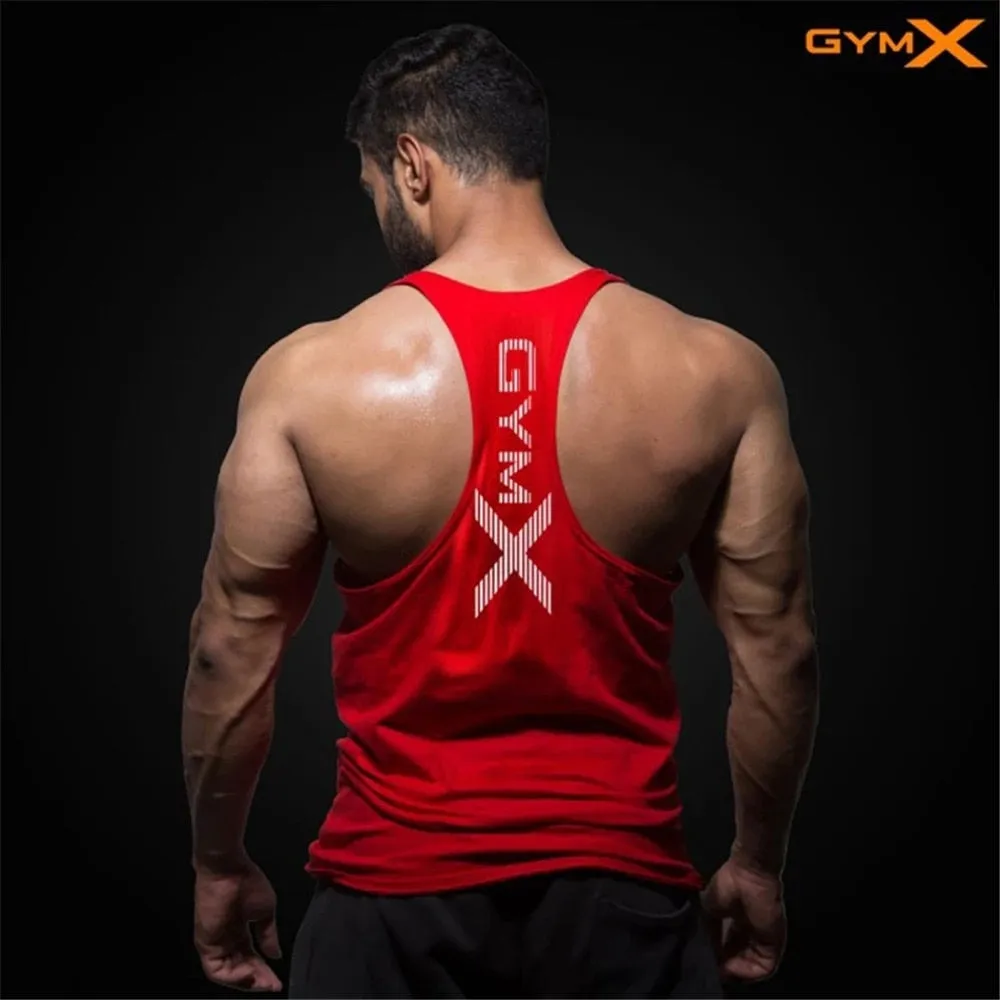Bodybuilding Tight Cotton Tank Tops Summer Jogger Workout Sleeveless shirt Man Sling Vest Male Gyms Fitness Brand Clothing
