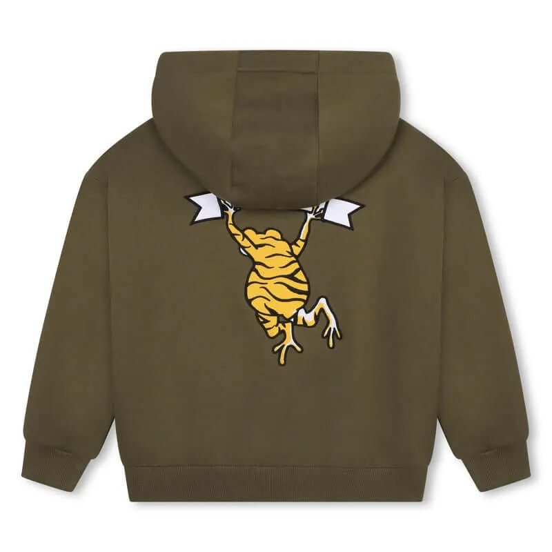 Boys 'TOKYO PARIS' Khaki Hoodie