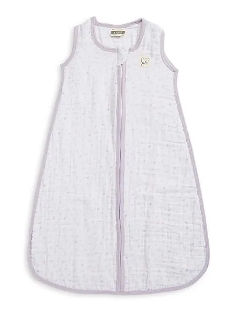 Brand new Piccolo Bambino Baby's Cotton Sleep Sack, Sz 12-18 Months! Grey with allover print