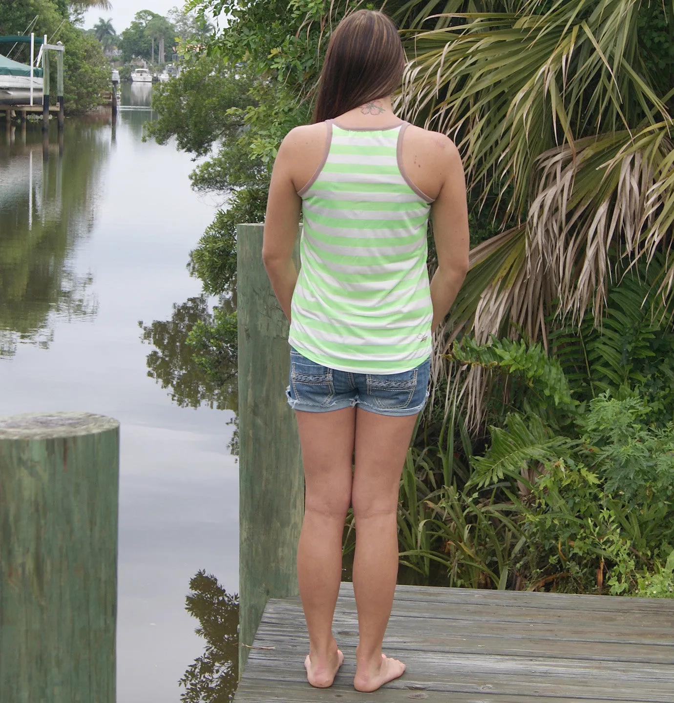 Breathe Easy Alligator Racerback Tank Top