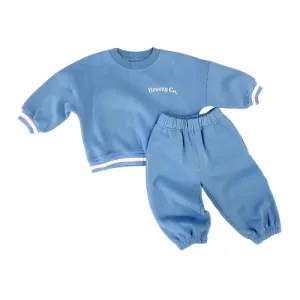 Breezy Co. - Fleece Tracksuit | Blue