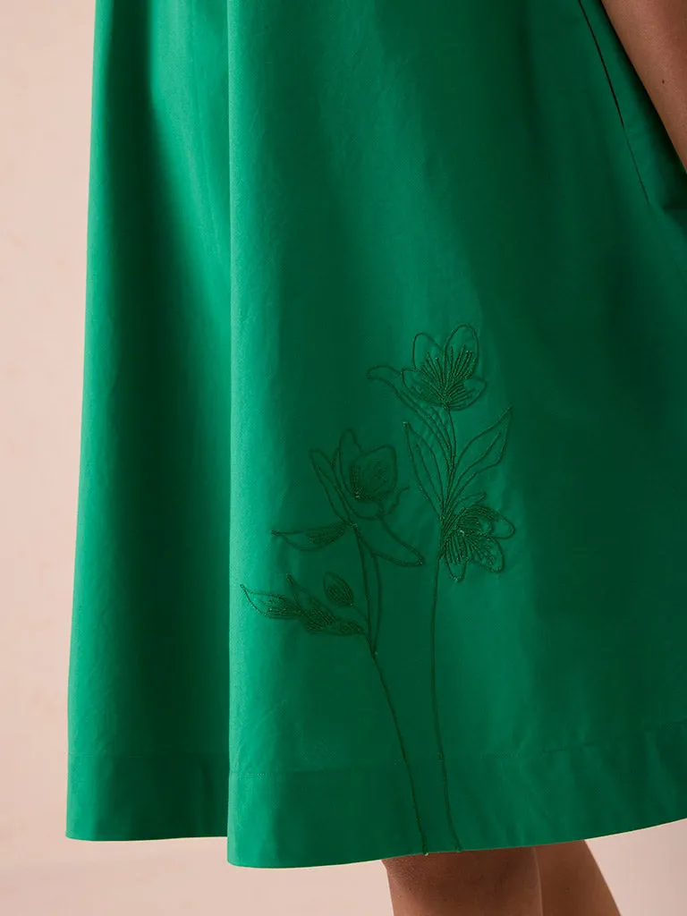 Bright Blessings Mandarin Collar Dress