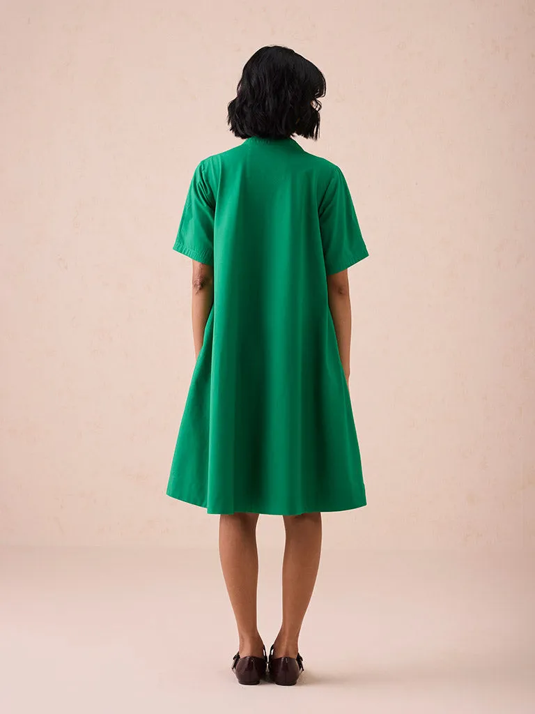 Bright Blessings Mandarin Collar Dress