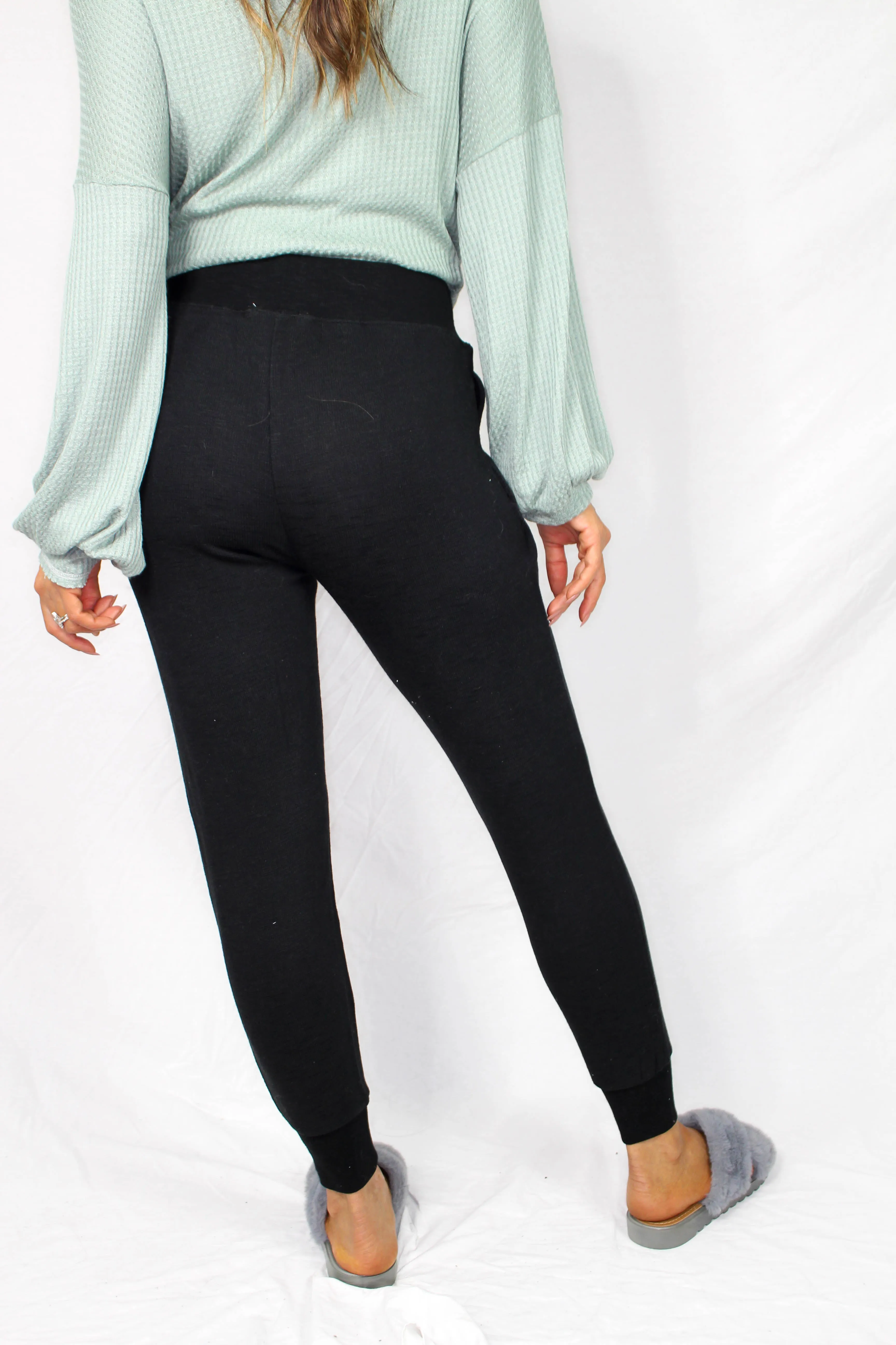 Brookings Drawstring Jogger - BLACK