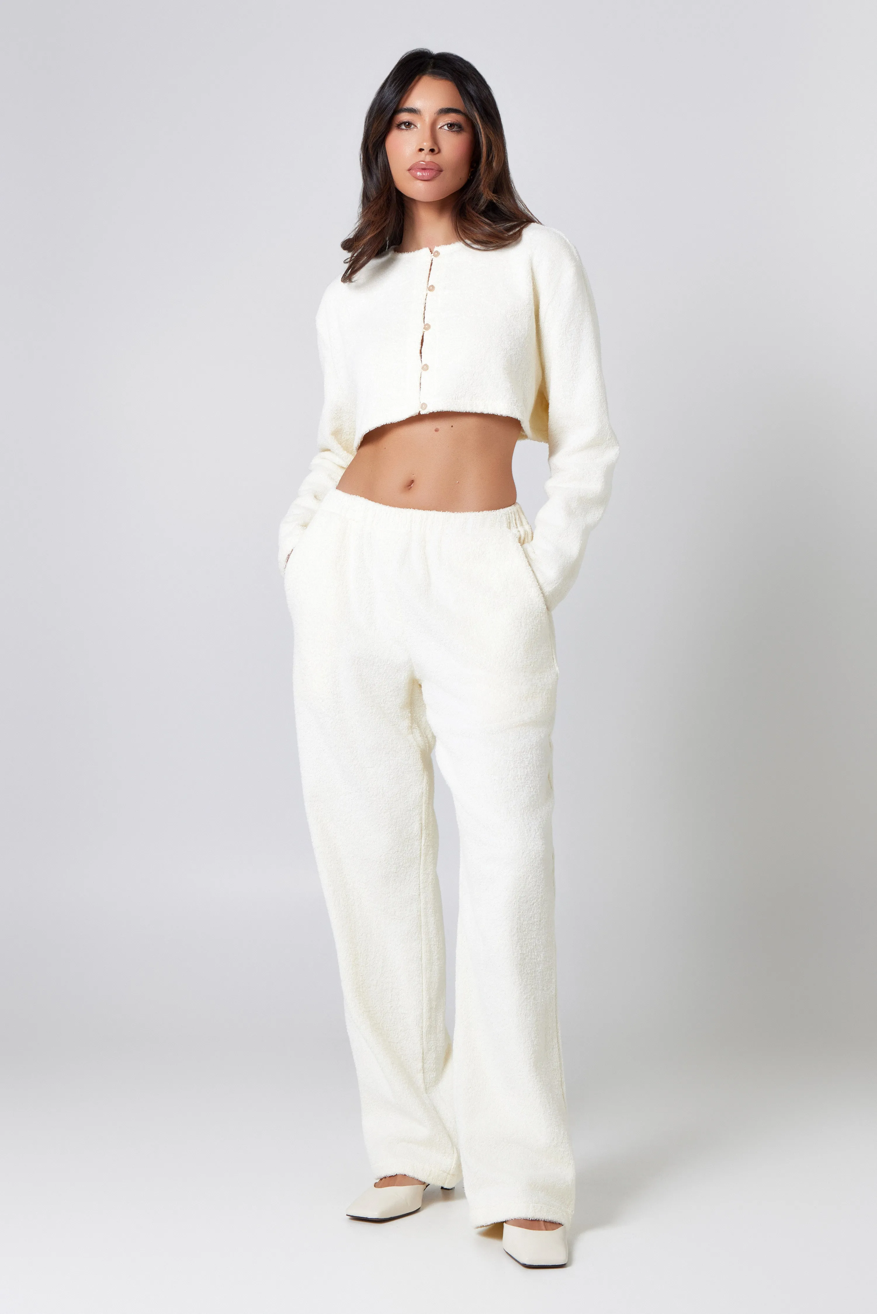 Buttercream Towelling Co-Ord