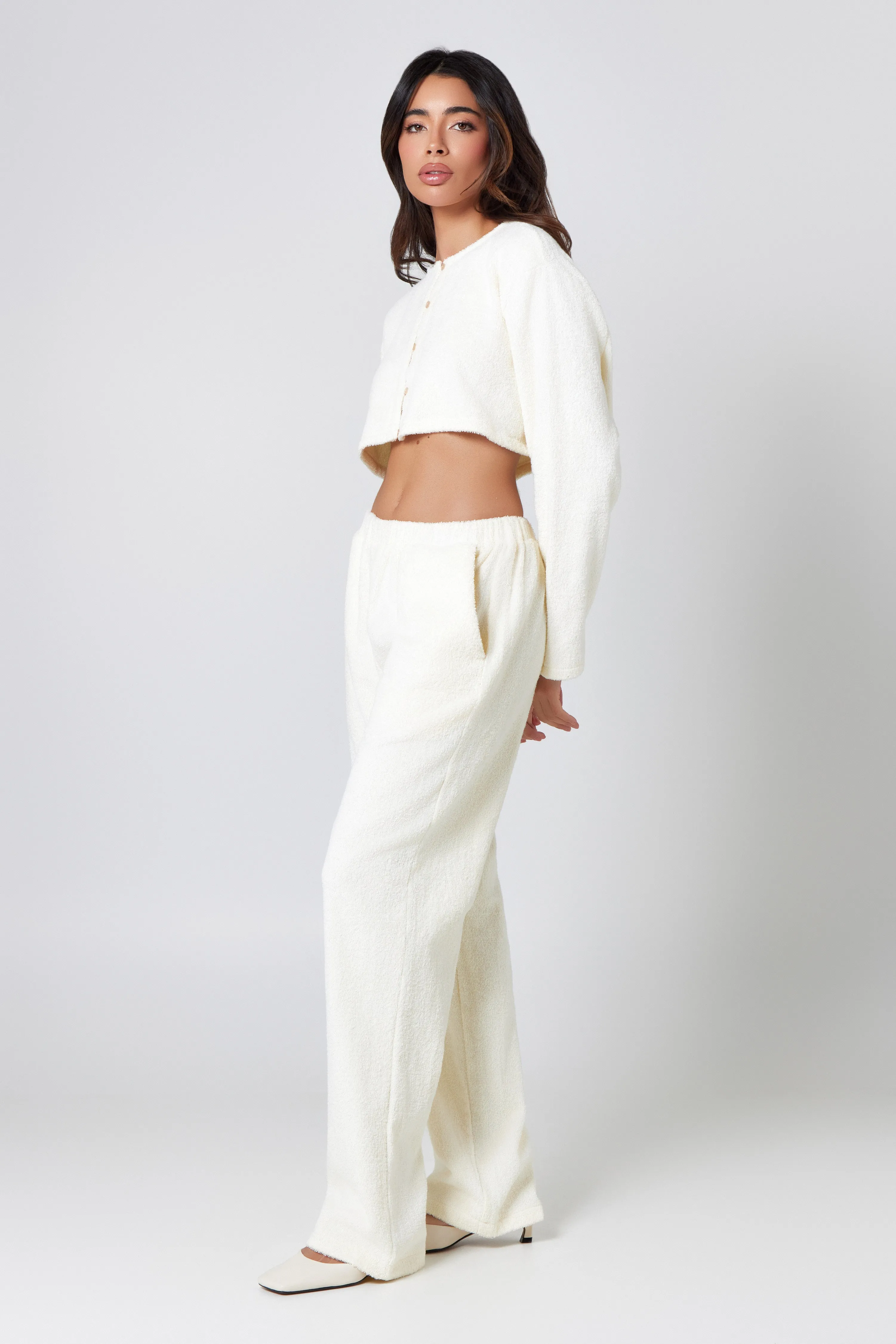Buttercream Towelling Co-Ord