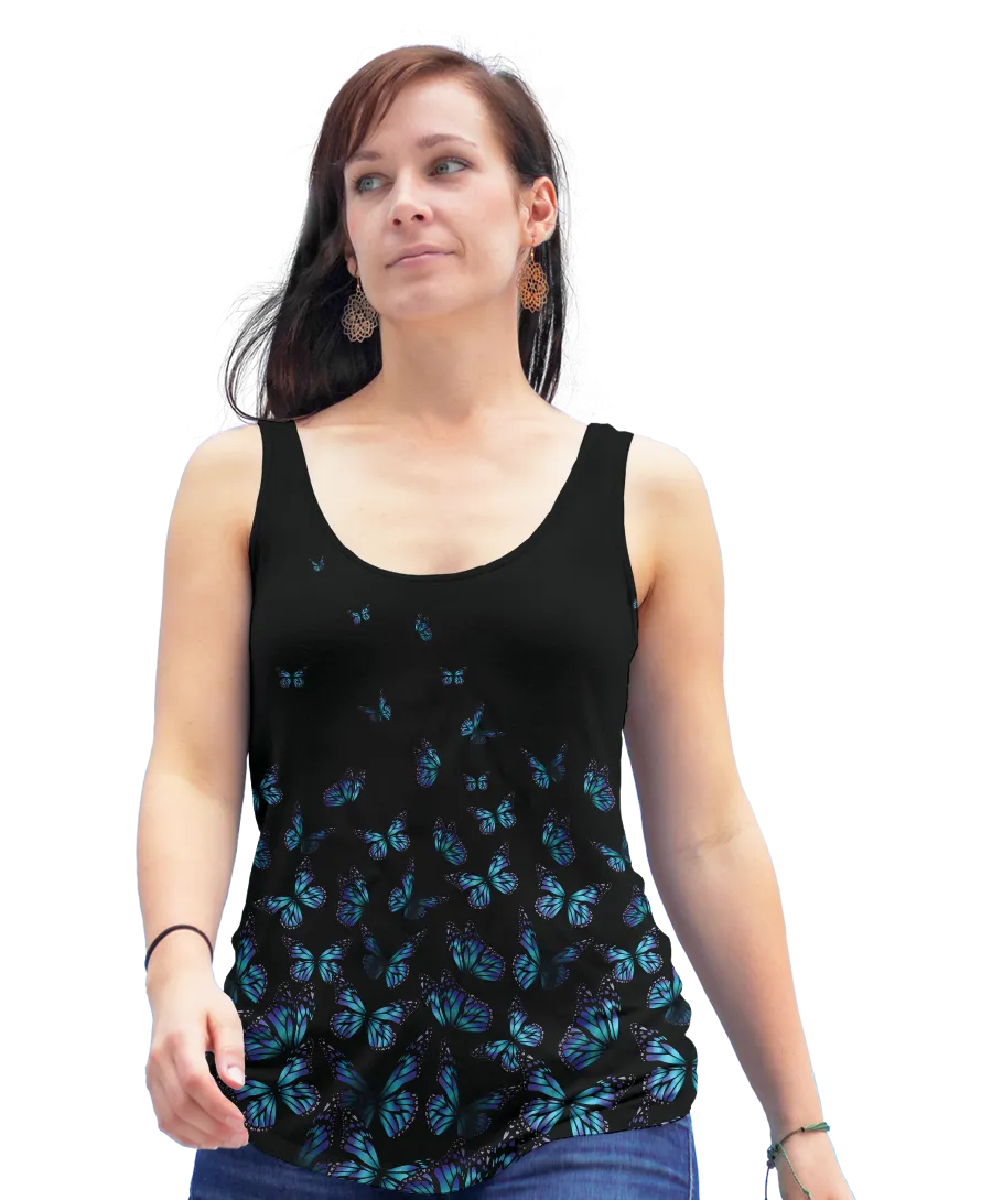 Butterflies In Flight Racerback Tank Top