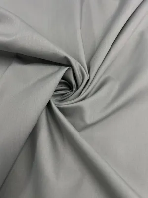 Buy Grey Pure Cotton Poplin Fabric