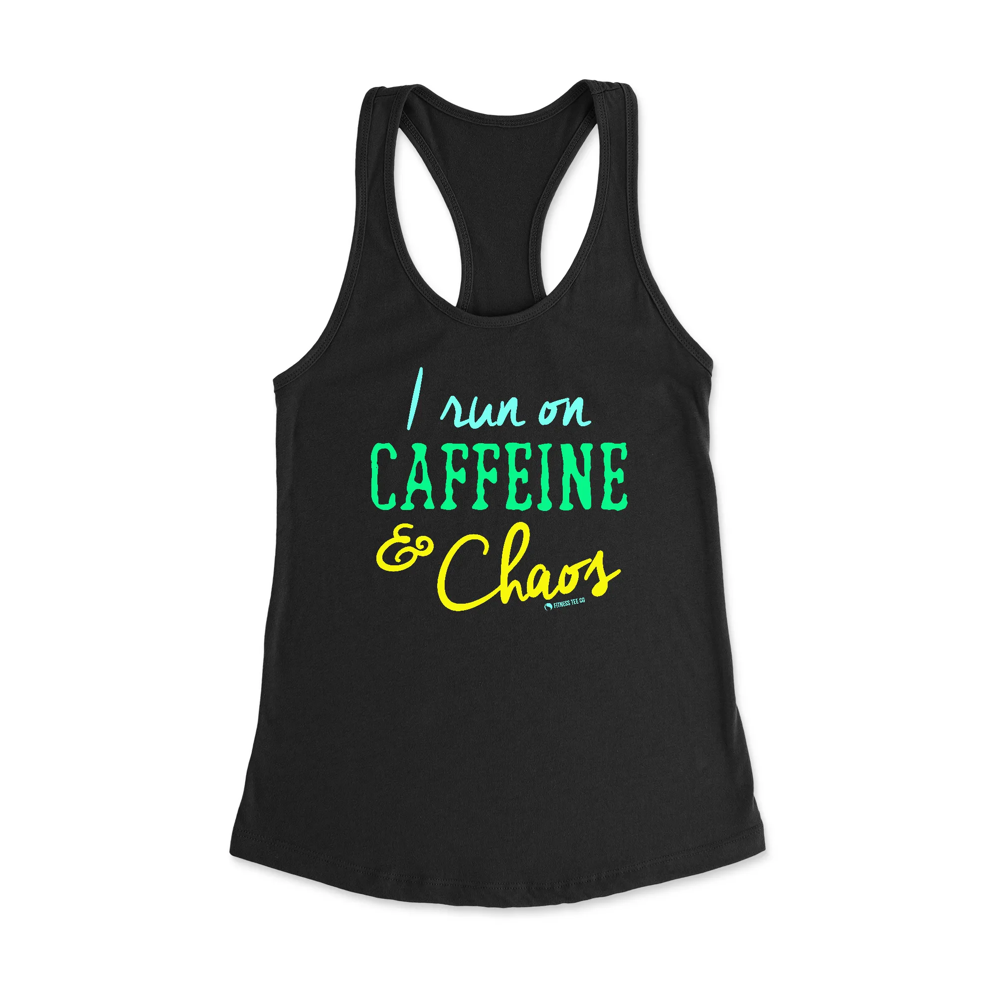Caffeine Chaos Racerback Tank Top