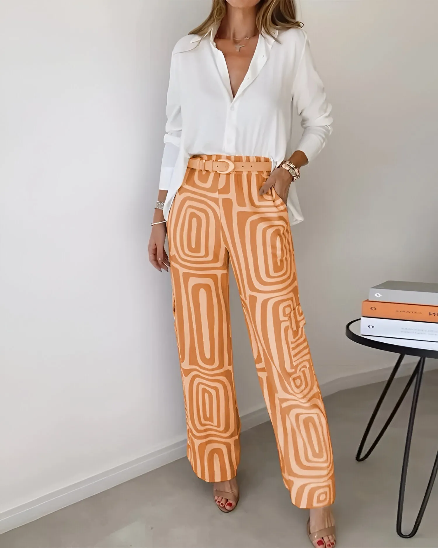 Candela | Elegant Two-Piece Set (Free Blouse)