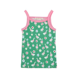 Caroline Camisole - Darling Ducks with Hamptons Hot Pink
