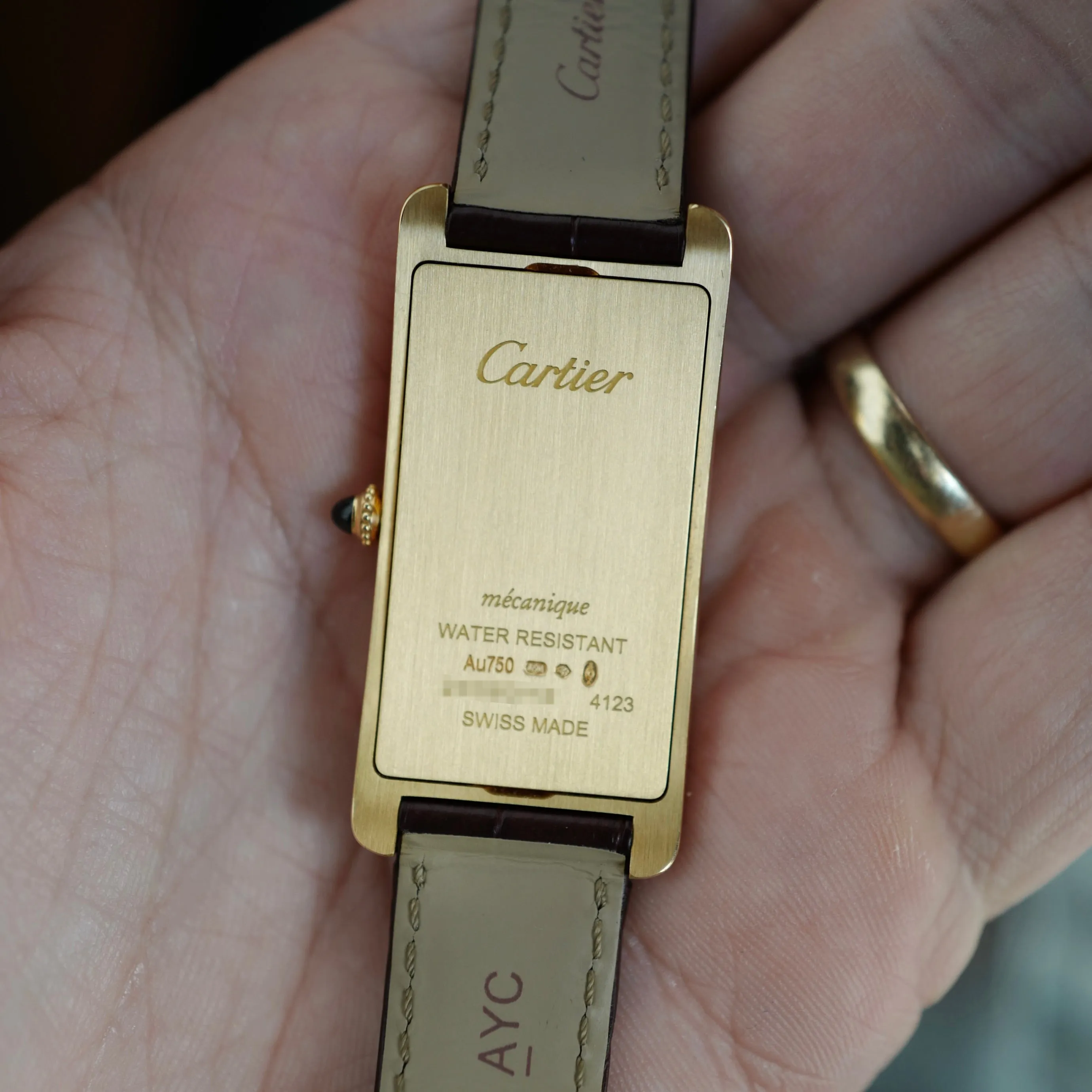 Cartier Yellow Gold Tank Cintree Watch Ref. 4123 (NEW ARRIVAL)