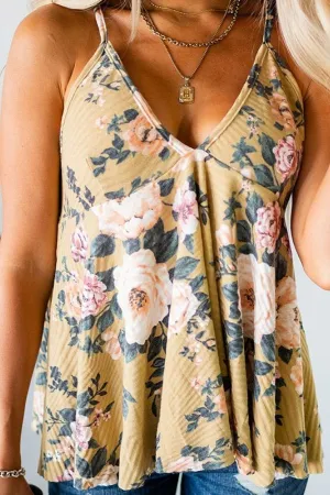 Casual Floral Print Camisole
