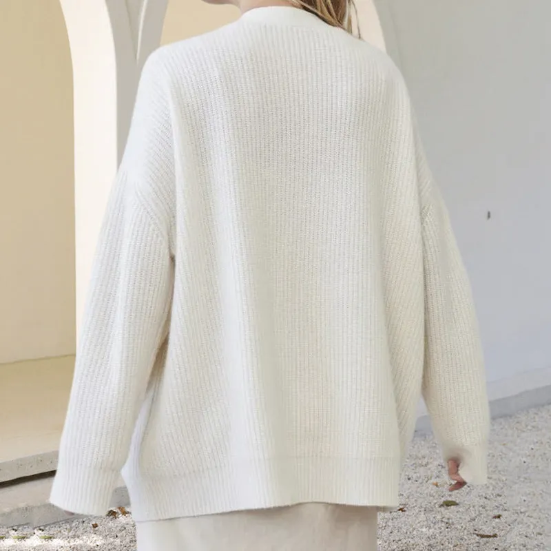 Casual Women Knitted Cardigan Sweaters