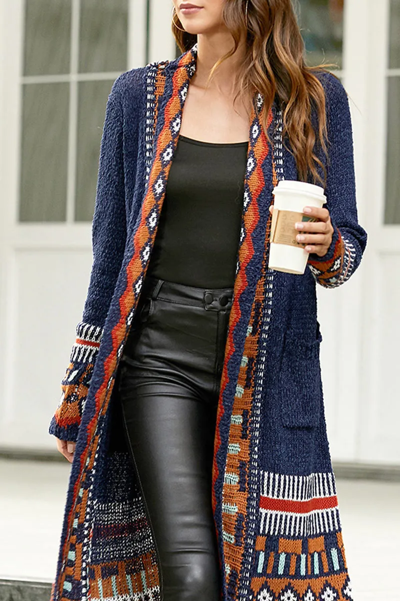 CF0368 Bohemian Tassels Cardigan