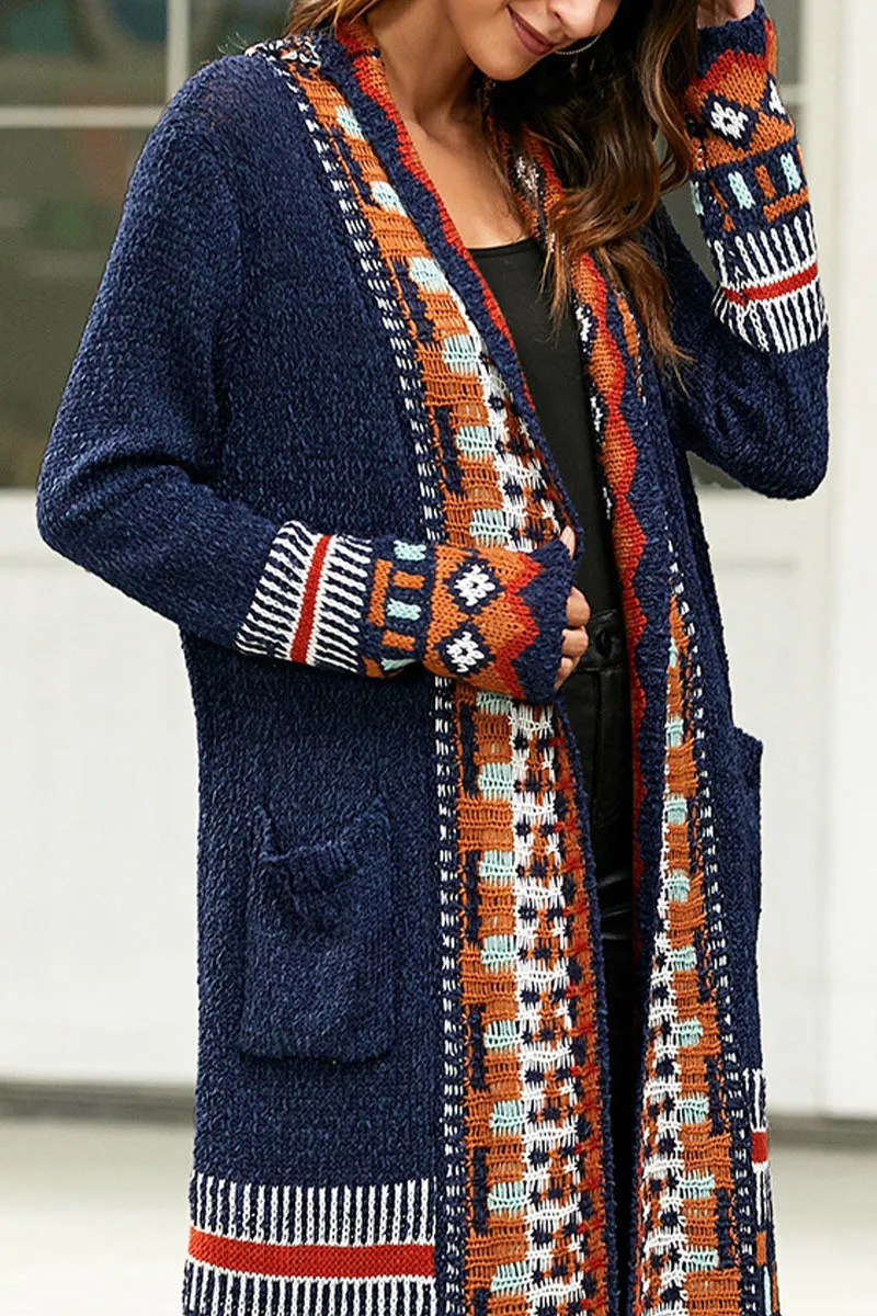 CF0368 Bohemian Tassels Cardigan