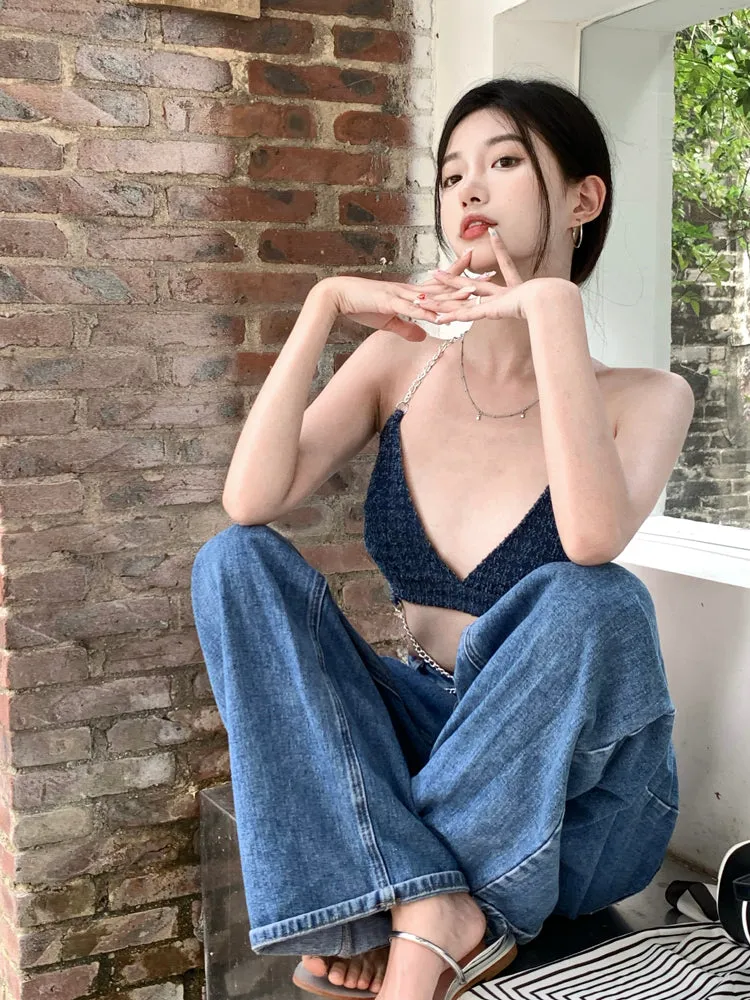 chain camisole vest KF83891
