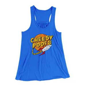 Cheesy Poofs Women's Flowey Racerback Tank Top