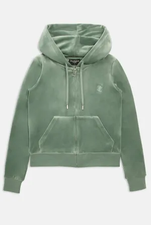 CHINOIS GREEN CLASSIC VELOUR ROBERTSON HOODIE