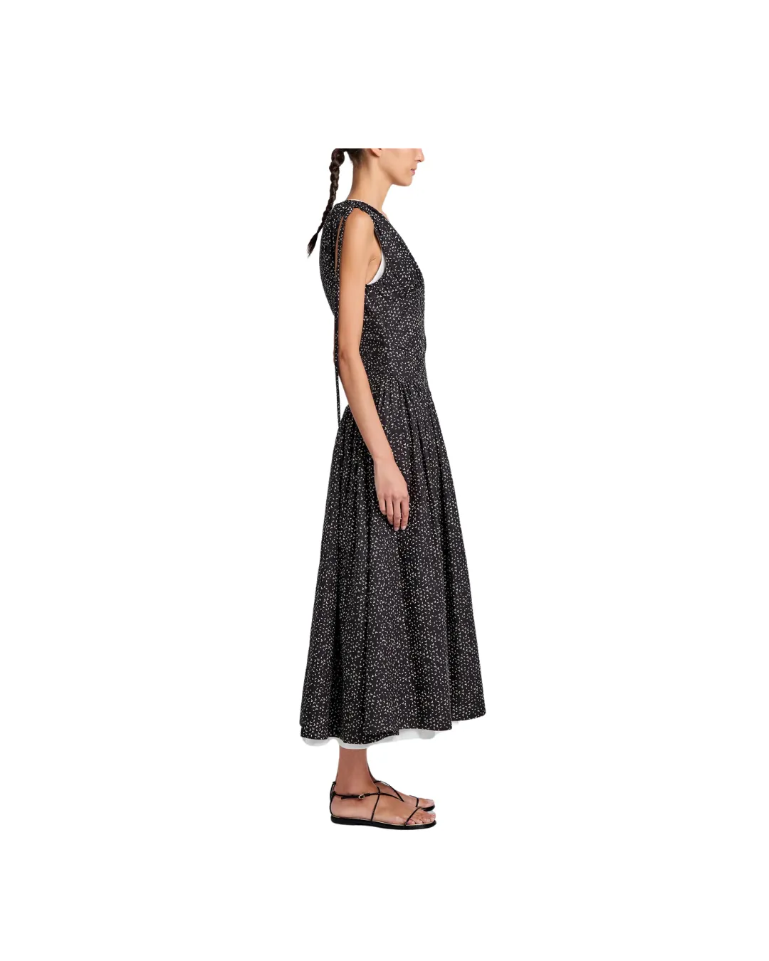 Clayton Dress in Printed Poplin