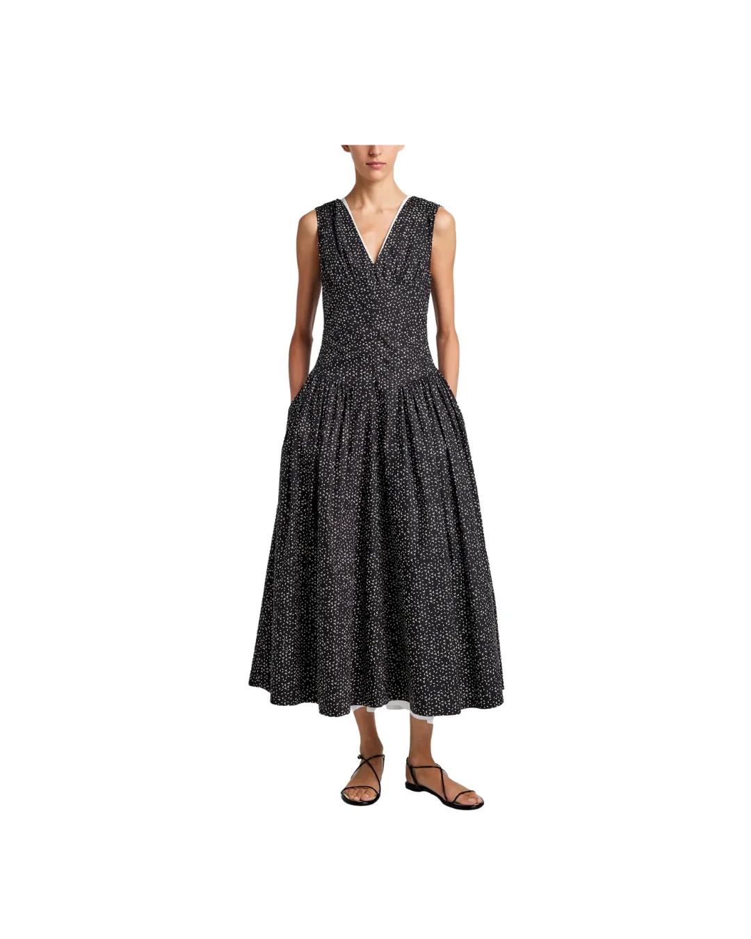 Clayton Dress in Printed Poplin