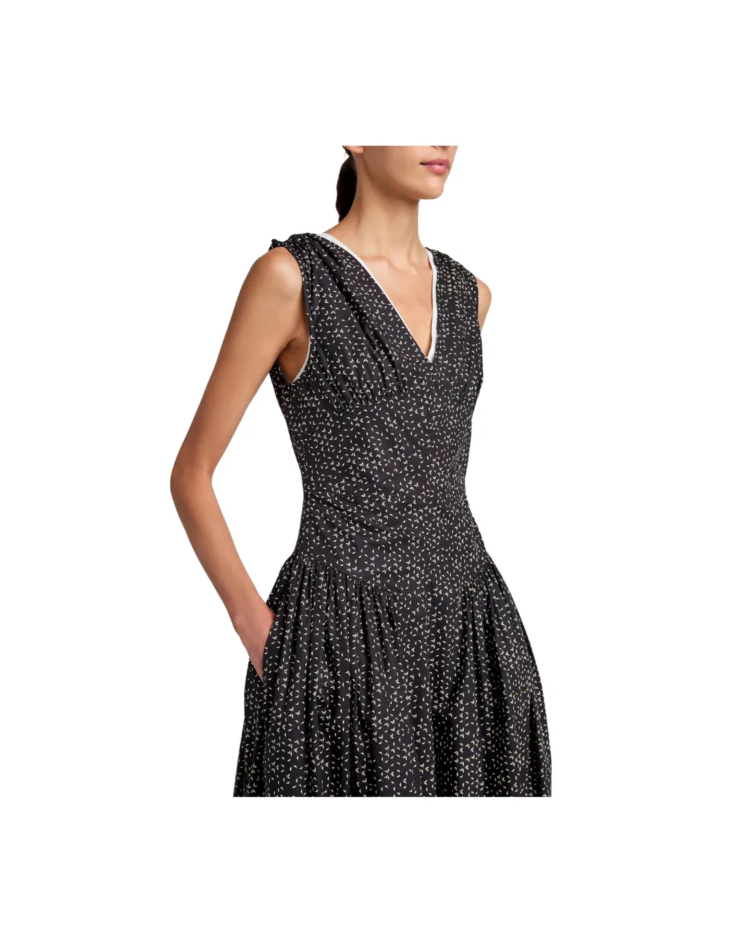 Clayton Dress in Printed Poplin