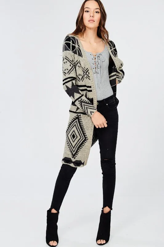 CLEO AZTEC CARDIGAN