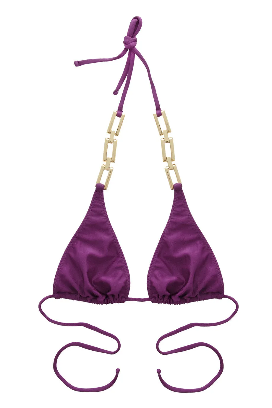 CLUBE BOSSA CAPRI Purple Halter Bikini