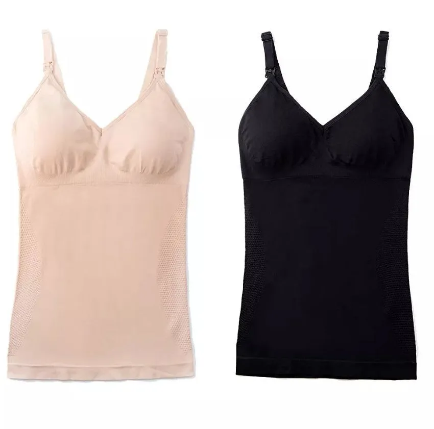 Comfort-fit Nursing Camisole Tops - Figure Hugging