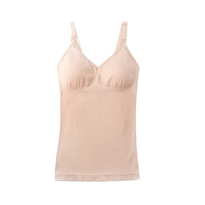 Comfort-fit Nursing Camisole Tops - Figure Hugging