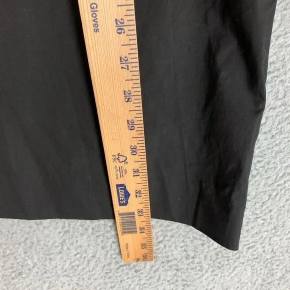 COS Mini Dress Size 6 Black High‎ Halter Neck Sleeveless Stretch Poplin NWT $115