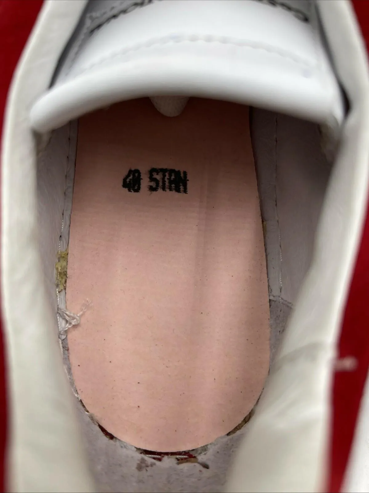 Costume National Niske Tennis Shoes Red Size 40 - Very Good