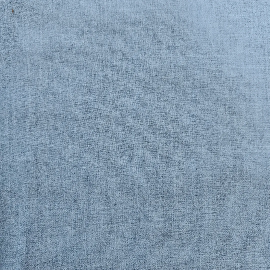 Cotton Faded Blue Open Weave