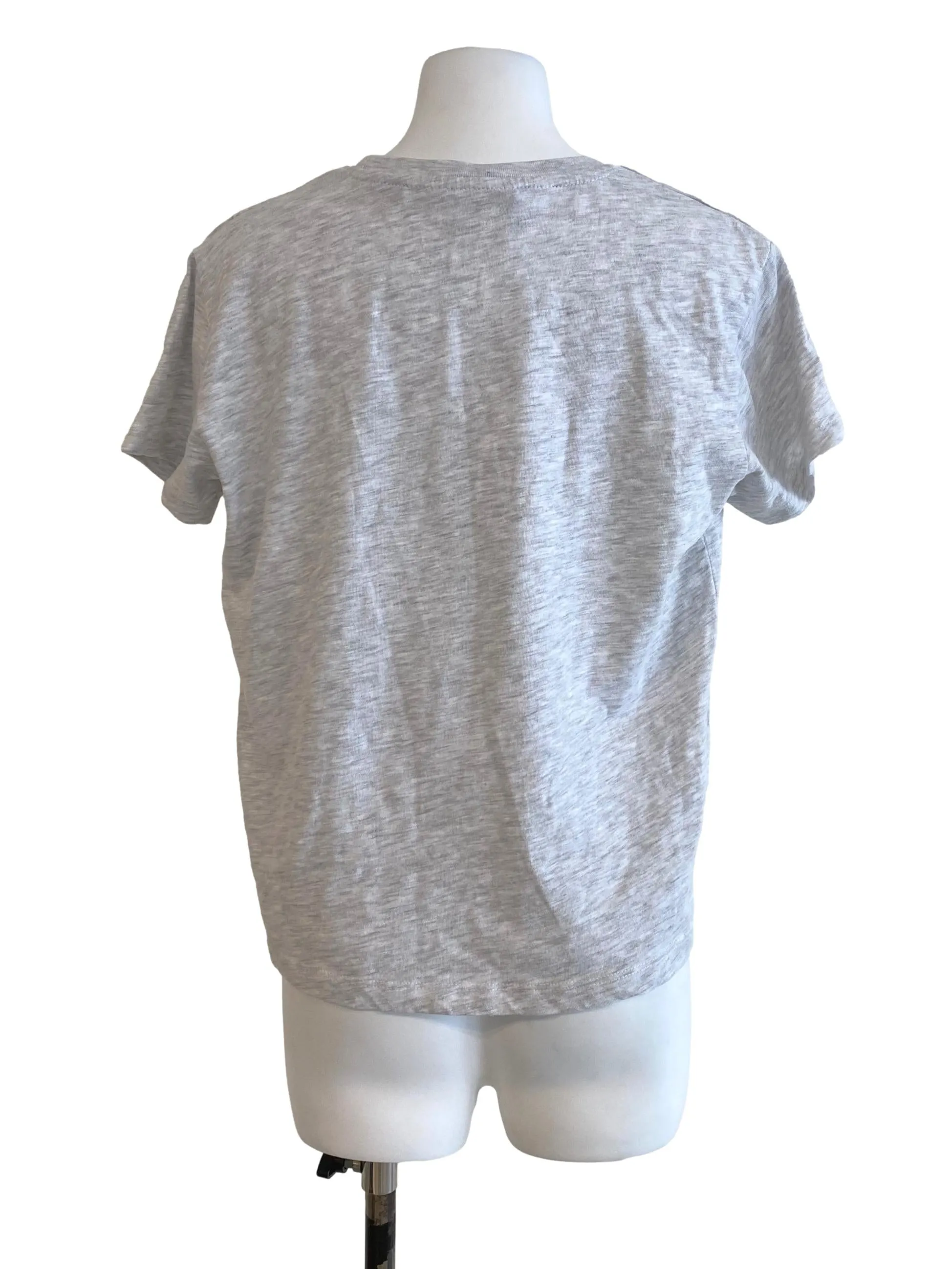 Cotton Grey Basic Tee
