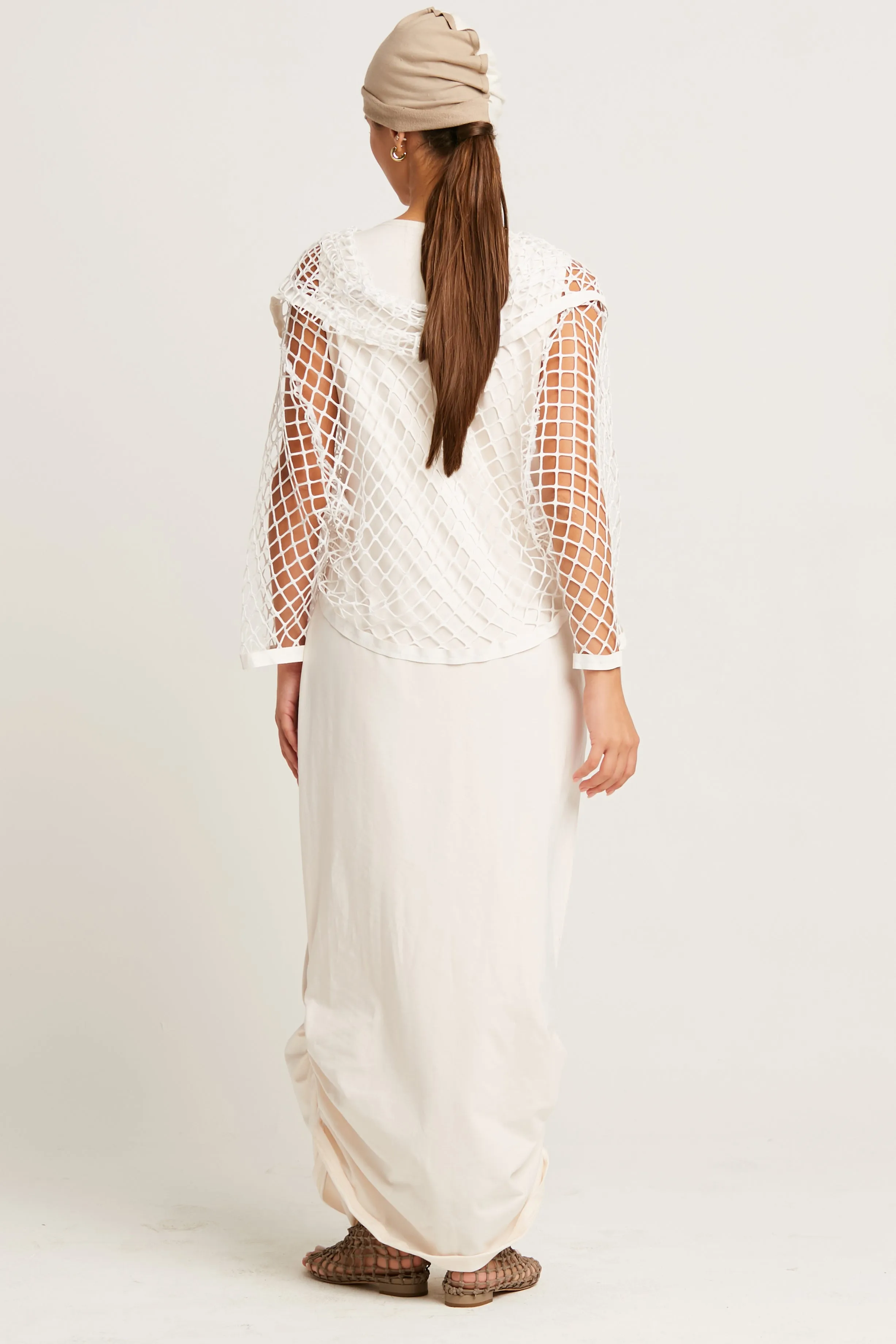 Cotton Lycra Ruched Tank Dress